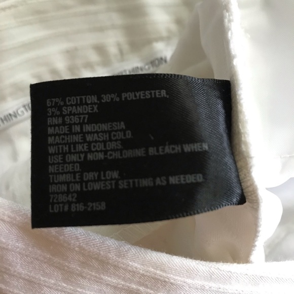 EUC Worthington Textured White Slacks - Picture 6 of 6